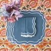 Best Mrs. Alice Agatha Blue Placemats (Set Of 4)