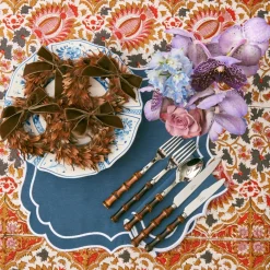 Best Mrs. Alice Agatha Blue Placemats (Set Of 4)