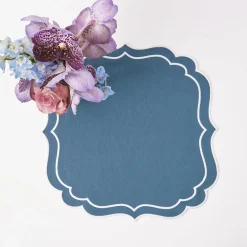 Best Mrs. Alice Agatha Blue Placemats (Set Of 4)