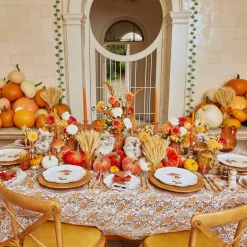 Discount Mrs. Alice Alathea Caramel Linen Placemats (Set Of 4)