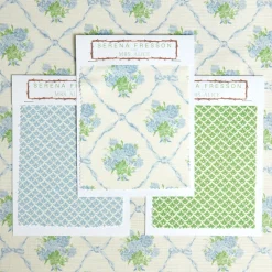 Hot Mrs. Alice Alice's Bouquet Fabric (Blue)
