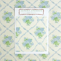 Hot Mrs. Alice Alice's Bouquet Fabric (Blue)