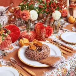 Online Mrs. Alice Amber Hobnail Glasses (Set Of 6)