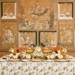 Sale Mrs. Alice Amber Speckle Water Glasses