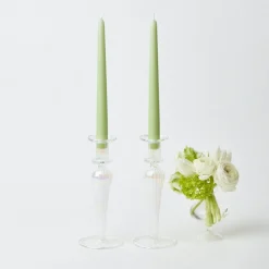 Mrs. Alice Amelie Clear Candle Holders (Pair)