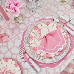 Clearance Mrs. Alice Amelie Pink Placemats & Napkins (Set Of 4)