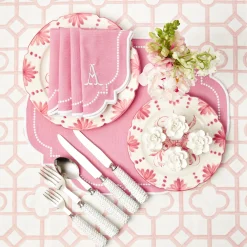 Outlet Mrs. Alice Amelie Pink Placemats (Set Of 4)