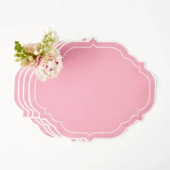 Outlet Mrs. Alice Amelie Pink Placemats (Set Of 4)