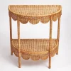 Sale Mrs. Alice Annabelle Rattan Side Table