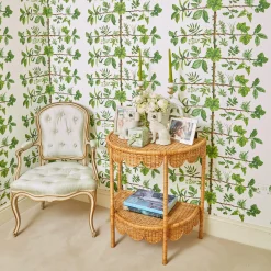 Sale Mrs. Alice Annabelle Rattan Side Table