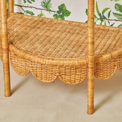 Sale Mrs. Alice Annabelle Rattan Side Table