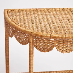 Discount Mrs. Alice Annabelle Rattan Side Table