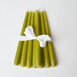Mrs. Alice Apple Green Candles (Set Of 8)