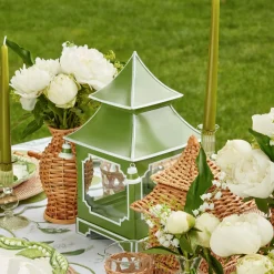 Outlet Mrs. Alice Apple Green Pagoda Lantern