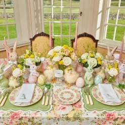 Discount Mrs. Alice Assorted White Linen Rabbit Napkins (Set Of 4)