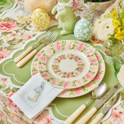 Discount Mrs. Alice Assorted White Linen Rabbit Napkins (Set Of 4)