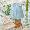 Outlet Mrs. Alice Baby Blue Lotus Lampshade