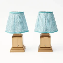 Outlet Mrs. Alice Baby Blue Lotus Lampshade