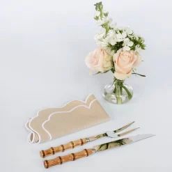 Outlet Mrs. Alice Bamboo Carving Set