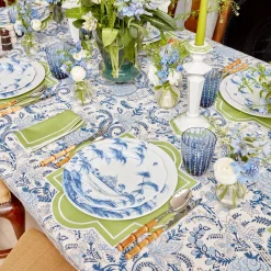 Hot Mrs. Alice Beatrice Blue Tablecloth