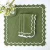 New Mrs. Alice Beatrice Forest Green Napkins (Set Of 4)