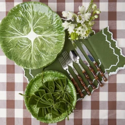 New Mrs. Alice Beatrice Forest Green Napkins (Set Of 4)