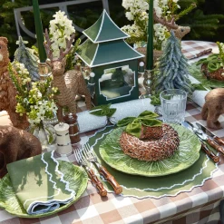 New Mrs. Alice Beatrice Forest Green Napkins (Set Of 4)