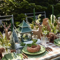 New Mrs. Alice Beatrice Forest Green Napkins (Set Of 4)