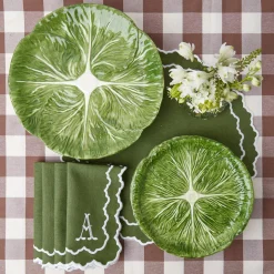 New Mrs. Alice Beatrice Forest Green Napkins (Set Of 4)
