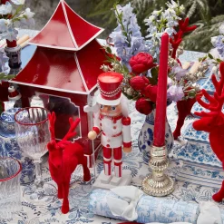 Outlet Mrs. Alice Berry Red Candles (Set Of 8)