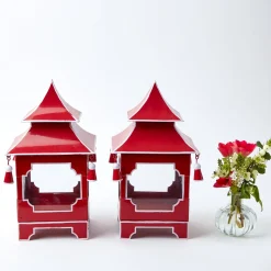 Best Mrs. Alice Berry Red Pagoda Lantern