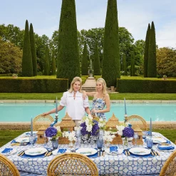 Hot Mrs. Alice Blue Bamboo & Gabrielle Linen Set