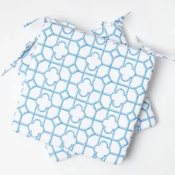 Hot Mrs. Alice Blue Bamboo Seat Pad Cushion