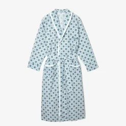Outlet Mrs. Alice Blue Bouquet Dressing Gown