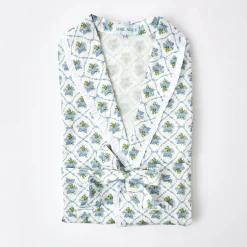 Outlet Mrs. Alice Blue Bouquet Dressing Gown