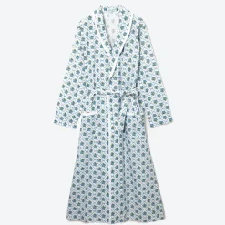 New Mrs. Alice Blue Bouquet Dressing Gown