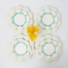 Best Mrs. Alice Blue Coral Dinner & Starter Plates (Set Of 8)