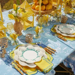 Best Mrs. Alice Blue Coral Dinner & Starter Plates (Set Of 8)