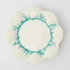 Outlet Mrs. Alice Blue Coral Dinner Plate