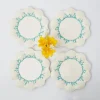 Mrs. Alice Blue Coral Dinner Plates (Set Of 4)