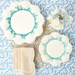 Clearance Mrs. Alice Blue Coral Starter Plate