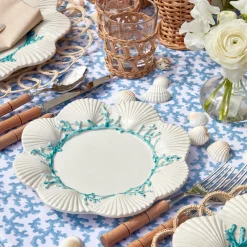 Clearance Mrs. Alice Blue Coral Starter Plate