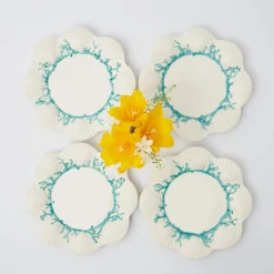 Sale Mrs. Alice Blue Coral Starter Plates (Set Of 4)