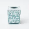 Outlet Mrs. Alice Blue Floral Tole Tissue Box