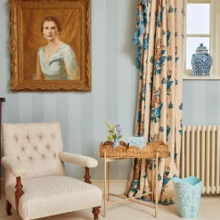 Outlet Mrs. Alice Blue Floral Tole Tissue Box