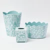 Discount Mrs. Alice Blue Floral Toleware Set