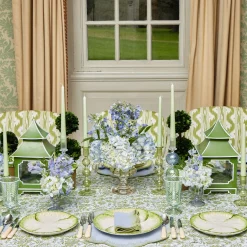 Mrs. Alice Blue Fluted Vase Set