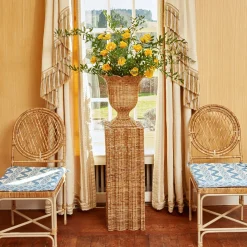 Sale Mrs. Alice Blue Ikat Seat Pad Cushion