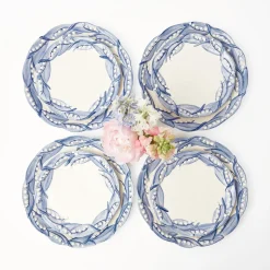 Best Mrs. Alice Blue Lily Of The Valley Dinner & Starter Plates (Set Of 8)