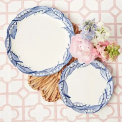 Sale Mrs. Alice Blue Lily Of The Valley Dinner & Starter Plates (Set Of 8)